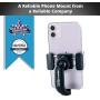 Square Jellyfish Jelly Grip Tripod Mount | 360 Degree Swivel Squeeze Grip Compatible with All iPhone 11 and Android (Mount Only)