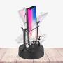 Stop Motion Stand Shaker Automatic Walker Decorations Mobile Phone Swing Motion Brush Step Automatic Walker Shake Pedometer Holder for WeChat Run Step Count Program