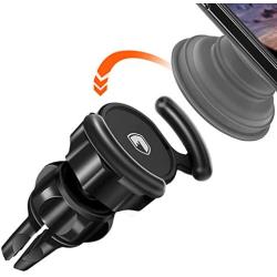 FITFORT Universal Air Vent Car Mount - 360° Rotation Clip Car Mount Phone Holder with Adjustable Switch Lock for All Smartphones GPS Navigation