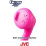 JVC HAF160P Gumy Ear Bud Headphone Pink