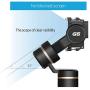 G6 3-Axis Handheld Camera Gimbal Stabilizer for GoPro Action Camera with WiFi Bluetooth OLED Screen for GoPro Hero 8 7 6 5 Sony RX0 Yi 4k DJI Osmo Action Camera Splash-Proof