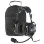 Cadence CA501 Premium PNR Stereo Pilot Aviation Headset with Aux Input and Carrying Case - Jet Black