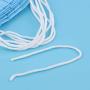EFIXTK 100 Yards 1/8 Inch (3mm) White Elastic String Elastic Bands for Sewing Heavy Stretch High Elasticity Elastic Cord Elastic String for Face Masks DIY (3mm X 100 Yards)