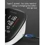 Blood Pressure Monitor, HYLOGY Large LED Display Adjustable Blood Pressure Cuff 2-Users Mode 180 Reading Memories Support Type-C Charge