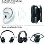 Bluetooth Foldable Headphones Wireless Over-Ear Stereo Earbuds, Wired Headsets with Built-in Microphone Soft Earmuffs & Lightweight for iPhone/Samsung/LG/iPad/PC/TV with Carrying Case (Black) Bluetooth Foldable Headphones Wireless Over-Ear Stereo Earbuds, Wired Headsets with Built-in Microphone Soft Earmuffs & Lightweight for iPhone/Samsung/LG/iPad/PC/TV with Carrying Case (Black)