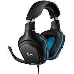 Logitech G432 DTS:X 7.1 Surround Sound Wired PC Gaming Headset (Leatherette)