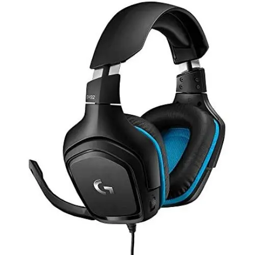 Logitech G432 DTS:X 7.1 Surround Sound Wired PC Gaming Headset (Leatherette)