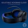 Razer Kraken X Ultralight Gaming Headset: 7.1 Surround Sound Capable - Lightweight Frame - Integrated Audio Controls - Bendable Cardioid Microphone - For PC, Xbox, PS4, Nintendo Switch - Blue/Black