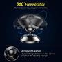 CASEKOO Magnetic Car Phone Holder, Universal 360° Rotation Strong Magnet Phone Car Holder Mount for Dashboard Fit for iPhone SE 11 Pro Max XS Max XR X 8 Plus Samsung Galaxy S20 Note10 S10 & All Phone