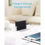 USB Wall Charger, Anker 60W 6 Port USB Charging Station, PowerPort 6 Multi USB Charger for iPhone Xs/Max/XR/X/8/7/Plus, iPad Pro/Air 2/Mini/iPod, Galaxy S9/S8/S7/Edge/Plus, Note, LG, HTC, and More
