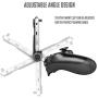 ADZ Black PS4 Phone Mount Smart Clip for PS4 Slim and PS4 Pro Controller Perfect for PS4 Remote Play