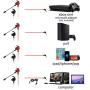 In Ear Gaming Headphones, ELEGIANT Wired Video Noise Reduction Gaming Earbuds with Dual Microphone Ergonomic Comfort-Fit Headsets for PC, PS4, Xbox1, Nintendo Switch and Laptop, Mobile Phone-Black Red