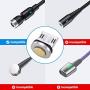 Melonboy Micro USB Magnetic Phone Cable Adapter [4-Pack], 3A Fast Magnetic Connector Tip Heads 360° Rotating Magnetic Plug for Micro USB Device