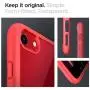 Spigen Ultra Hybrid [2nd Generation] Designed for Apple iPhone SE 2020 Case/Designed for iPhone 8 Case (2017) / Designed for iPhone 7 Case (2016) - Red