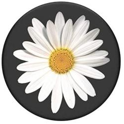 PopSockets: PopGrip with Swappable Top for Phones and Tablets - White Daisy