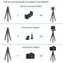 Phone Tripod,Portable and Flexible Phone Tripod Stand with Wireless Remote and Cell Phone Tripod,Compatible with iPhone/Android Phone,Camera,Sports Camera GoPro