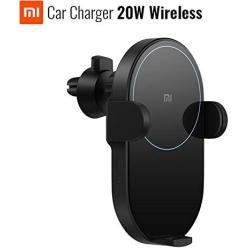 Accreate Xiaomi Wireless Car Charger 20W Max Electric Auto Pinch 2.5D Glass Ring Lit Charging for Xiaomi Mi Smartphone