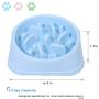 UPSKY Slow Feeder Small Dog Bowls Non Slip Puzzle Bowl Fun Feeder Interactive Bloat Stop Dog Bowl Anti-Choking Dog Bowl