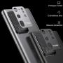 Metal Camera Lens Protector for Samsung S20 Ultra,Galaxy S20 Ultra Camera Screen Protector Full Coverage Case Aluminum Alloy Lens Protective Protector Cover(Black)