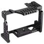 Andoer Camera Cage Stabilizer, Aluminum Alloy Video Film Movie Making Camera Video Cage 1/4 Inch Screw with Cold Shoe Mount for Sony A7II/A7III/A7SII/A7M3/A7RII/A7RIII