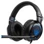 SADES R5 Gaming Headset Over-Ear Stereo Noise-Reduction Headphones with HiFi Microphone Control-Remote for PC Computers/PS4/New Xbox One/Mac/Tablets/Mobiles(Black)