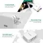 USB Wall Charger RAVPower 40W 8A 4-Port Multi-Port Travel Charger Charging Station, Compatible iPhone 11 Pro Max XS Max XR X, Ipad Pro Air Mini, Galaxy S9 S8 Note 8 Edge, Smartphone, Tablet and More USB Wall Charger RAVPower 40W 8A 4-Port Multi-Port Travel Charger Charging Station, Compatible iPhone 11 Pro Max XS Max XR X, Ipad Pro Air Mini, Galaxy S9 S8 Note 8 Edge, Smartphone, Tablet and More