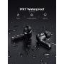 True Wireless Earbuds, Mpow MS1 in-Ear Bluetooth Earphones, Immersive Sound w/Bass, IPX7 Sweatproof, Touch Control, 25 Hrs w/Charging Case/Mics, TWS Headphones for All Bluetooth Devices
