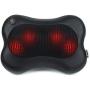Zyllion Shiatsu Back and Neck Massager - Kneading Massage Pillow with Heat for Shoulders, Lower Back, Calf - Use at Home and Car, Black, (ZMA-13-BK)