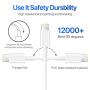 iPhone Charger, Lightning Cable AUNC 3PACK 6Ft USB Charging Cable High Speed Data Sync Transfer Cord Compatible with iPhone 11/11 Pro Max/XS MAX/XR/XS/X/8/7/Plus/6S/iPad(White) …