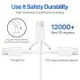 iPhone Charger, Lightning Cable AUNC 3PACK 6Ft USB Charging Cable High Speed Data Sync Transfer Cord Compatible with iPhone 11/11 Pro Max/XS MAX/XR/XS/X/8/7/Plus/6S/iPad(White) …