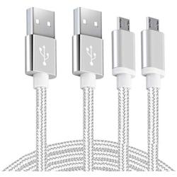 Android Micro USB Charger Cable 2Pack 6FT Fast Charging Cord for Samsung Galaxy S5/S6/S7 Edge, J3/J7 Prime Crown, Note 4/5, LG K40 K30 K20 Stylo 3, Moto, Xbox, PS4, Kindle Fire Tablets and Phones