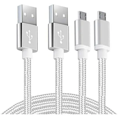 Android Micro USB Charger Cable 2Pack 6FT Fast Charging Cord for Samsung Galaxy S5/S6/S7 Edge, J3/J7 Prime Crown, Note 4/5, LG K40 K30 K20 Stylo 3, Moto, Xbox, PS4, Kindle Fire Tablets and Phones Android Micro USB Charger Cable 2Pack 6FT Fast Charging Cord for Samsung Galaxy S5/S6/S7 Edge, J3/J7 Prime Crown, Note 4/5, LG K40 K30 K20 Stylo 3, Moto, Xbox, PS4, Kindle Fire Tablets and Phones