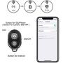 Mini Phone Tripod, LINKCOOL Lightweight Tabletop Tripod for IPhone Samsung Cellphone Camera DSLR Gopro with 360 Rotating Metal Ball Head & Universal Phone Mount Holder & Wirless Remote Control - Black