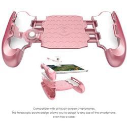 GameSir F1 Mobile PUBG Joystick Controller Grip Case for Smartphones, Mobile Phone Gaming Grip with Joystick, Controller Holder Stand Joypad with Ergonomic Design