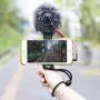 OCTO MOUNTS | F-Mount Mobile Smartphone Camera Grip Holder Handle Rig Monopod with Tripod Mount and Cold Shoe Mount for Filming Video on Most Smartphones - iPhone, iPhone Plus, Galaxy, Android