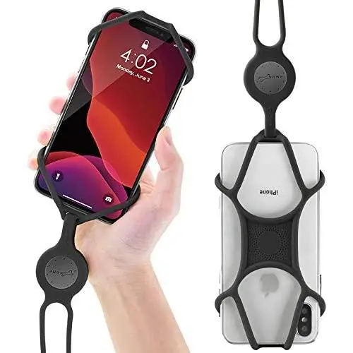 Universal Cell Phone Lanyard Case, Silicone Neck Strap Smartphone Case for iPhone 11 Pro Max XS XR X 8 7 6S Plus Samsung Galaxy S10 S9 S8 Note 10 9 Pixel 3 XL, Phone Tie Series (Black) Universal Cell Phone Lanyard Case, Silicone Neck Strap Smartphone Case for iPhone 11 Pro Max XS XR X 8 7 6S Plus Samsung Galaxy S10 S9 S8 Note 10 9 Pixel 3 XL, Phone Tie Series (Black)