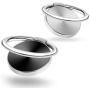 Finger Ring Stand,WATACHE 2 Pack CD Texture Magnetic Universal Metal Smartphone Finger Ring Grip Holder Kickstand for iPhone/iPad/Samsung/HTC/Nokia/Cellphones/Tablet, Silver/Black