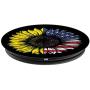 Sunflower American Flag Patriotic Flower Phone Knob Gift PopSockets Grip and Stand for Phones and Tablets