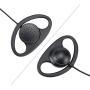 XFOX Walkie Talkie Earpiece Ear Piece 2Pin D Shape Earpiece Headset Push to Talk Mic Apply Two Way Radio Walkie Talkie Devices CP040 CP200 XTNi DTR VL50 M2PE0310 (10 Pack)