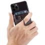 Card Holder for Back of Phone,RFID Blocking Ring Pocket Wallet Stick on Cell Phone Credit for iPhone/Most Smartphones(Black)
