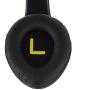 PowerLocus Bluetooth Over-Ear Headphones, Wireless Stereo Foldable Headphones Wireless and Wired Headsets with Built-in Mic, Micro SD/TF, FM for iPhone/Samsung/iPad/PC (Black/Yellow)