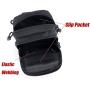 LefRight Multipurpose Tactical Nylon Molle Utility IFAK Pouch Waist Bag Holster Combo Detachable Strap Compatible with iPhone XR 7 Plus Pixel XL S8 S7 Edge Moto Z Force Play (Black)