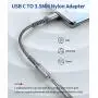 USB Type C to 3.5mm Female Headphone Jack Adapter, JSAUX USB C to Aux Audio Dongle Cable Cord Compatible with Pixel 4 3 2 XL, Samsung Galaxy S20 Ultra Z Flip S20+ Note 10 S10 S9 Plus, iPad Pro(Grey)