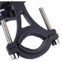 Enrilior Bicycle Aluminium Alloy Mobile Phone Holder Bracket Bike Cycling Accessory(Black)