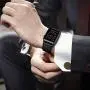 KYISGOS Compatible with iWatch Band 38mm 40mm, Genuine Leather Replacement Band Strap Compatible with Apple Watch Series 5 4 3 2 1 38mm 40mm, Black Band with Black Adapter KYISGOS Compatible with iWatch Band 38mm 40mm, Genuine Leather Replacement Band Strap Compatible with Apple Watch Series 5 4 3 2 1 38mm 40mm, Black Band with Black Adapter