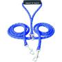 Dual Dog Leash, Double Dog Leash,360° Swivel No Tangle Double Dog Walking & Training Leash, Comfortable, Reflective Stitching for Two Dogs, Blueby Caldwells Pet Supply Co.