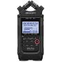 Zoom H4n PRO 4-Channel Handy Recorder Bundle with Movo Omnidirectional & Cardioid XLR Lavalier Microphones + Remote Control (All Black 2020 Version)