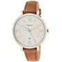 Fossil Women Jacqueline Stainless Steel and Leather Casual Quartz Watch