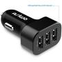 Asiwo 3-Port USB Car Charger,Car Phone Smart Charger compatible iPhone X/8/8Plus 7 6S 6 Plus, Samsung Galaxy S9 S8 S7 S6 Edge, Note 8 5 4, Nexus 6P, iPad, Mp3&More