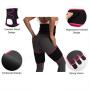 JANSION Women Thigh Trimmers Neoprene Waist Trainer 3-in-1 Compression Slimming Belt Invisible Butt Lifter Body Shaper